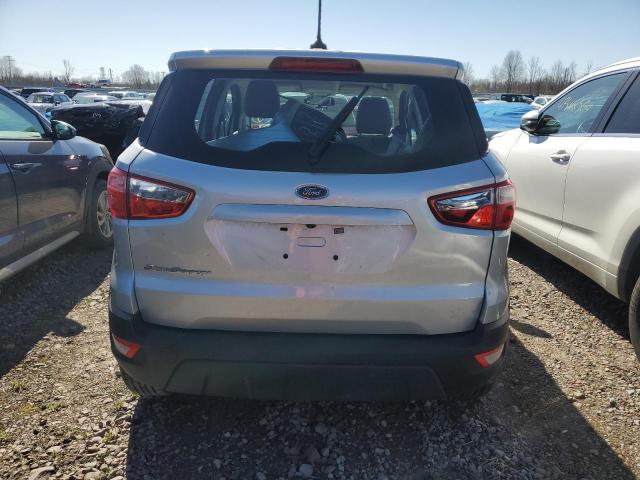 MAJ6S3FL2MC450914 - 2021 FORD ECOSPORT S SILVER photo 6