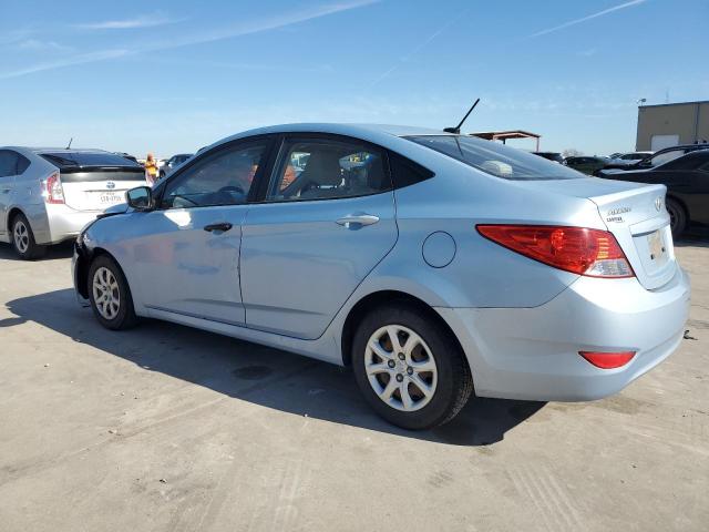 KMHCT4AE2DU526260 - 2013 HYUNDAI ACCENT GLS BLUE photo 2