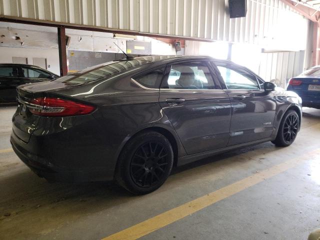 3FA6P0LU1JR151554 - 2018 FORD FUSION SE HYBRID GRAY photo 3