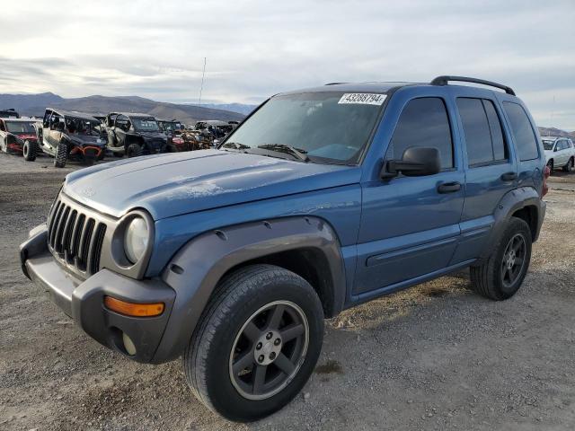 1J4GK48K53W664960 - 2003 JEEP LIBERTY SPORT BLUE photo 1