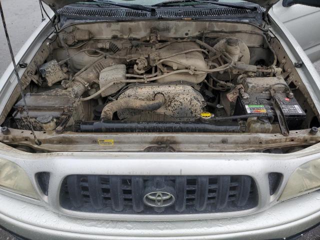 5TESN92N32Z007289 - 2002 TOYOTA TACOMA XTRACAB PRERUNNER 银色 照片 11