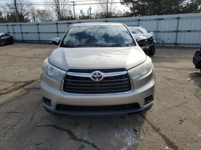 5TDZARFHXGS022388 - 2016 TOYOTA HIGHLANDER LE GOLD photo 5