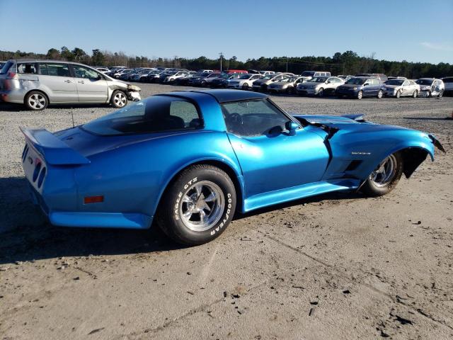 1G1AY8785C5111649 - 1982 CHEVROLET CORVETTE BLUE photo 3