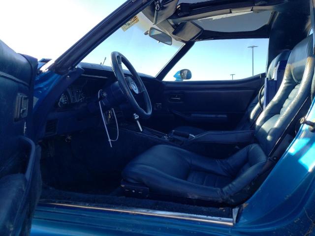 1G1AY8785C5111649 - 1982 CHEVROLET CORVETTE BLUE photo 7