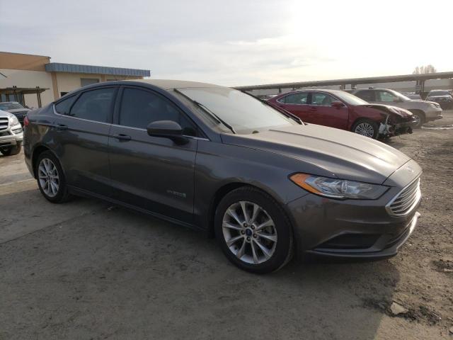 3FA6P0LU3HR224742 - 2017 FORD FUSION SE HYBRID GRAY photo 4