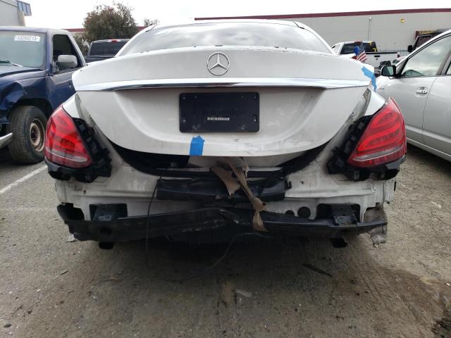 55SWF4JB2HU195868 - 2017 MERCEDES-BENZ C 300 WHITE photo 6