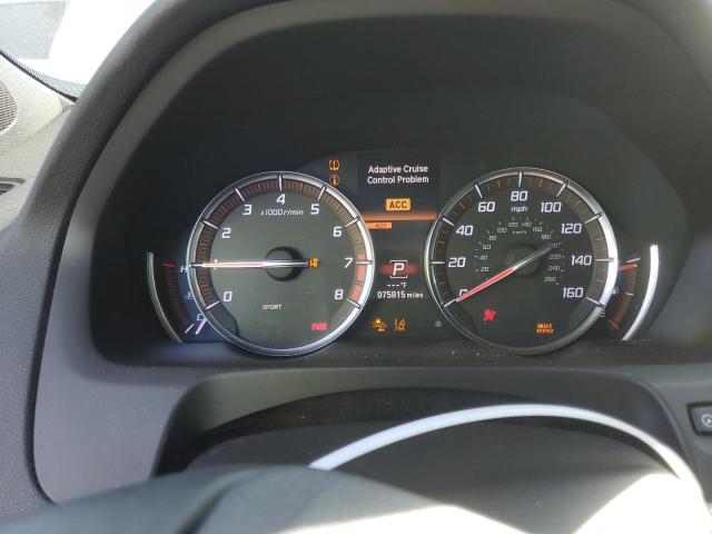19UUB2F68KA002774 - 2019 ACURA TLX TECHNOLOGY WHITE photo 9