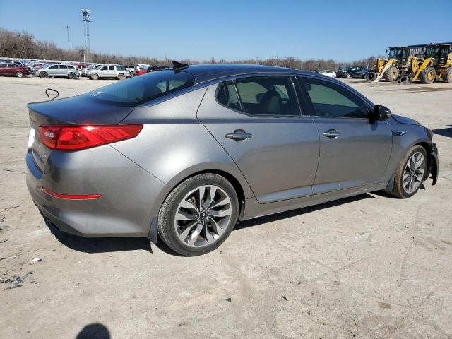 5XXGR4A63FG475924 - 2015 KIA OPTIMA SX GRAY photo 3