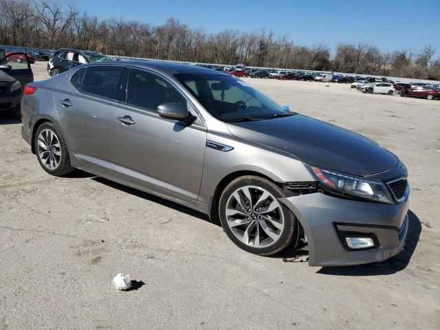 5XXGR4A63FG475924 - 2015 KIA OPTIMA SX GRAY photo 4