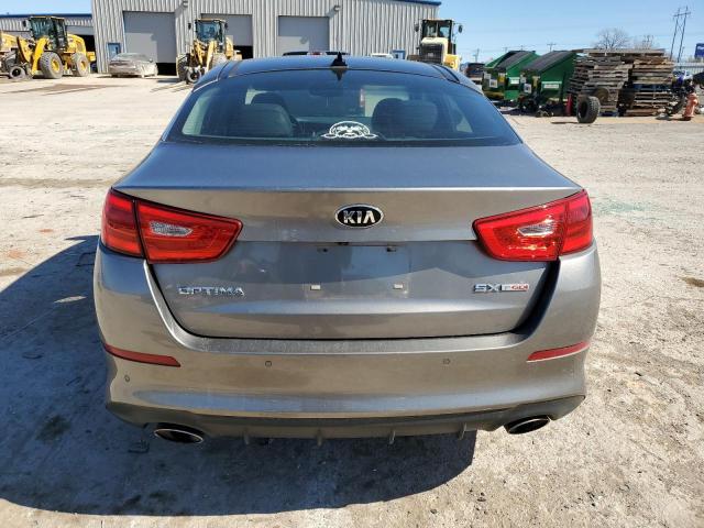 5XXGR4A63FG475924 - 2015 KIA OPTIMA SX GRAY photo 6