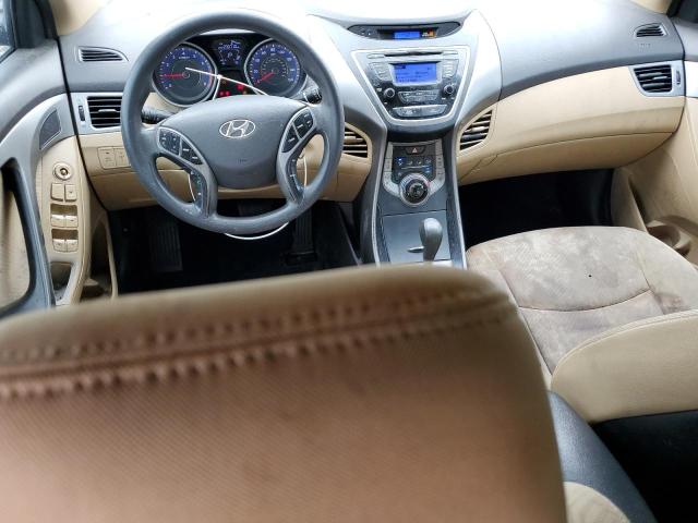 KMHDH4AE0DU667771 - 2013 HYUNDAI ELANTRA GLS BLUE photo 8