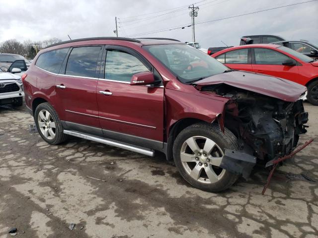 1GNLRHED7AS103054 - 2010 CHEVROLET TRAVERSE LTZ RED photo 4