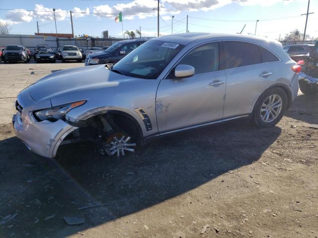 JN8CS1MU6GM671965 - 2016 INFINITI QX70 SILVER photo 1