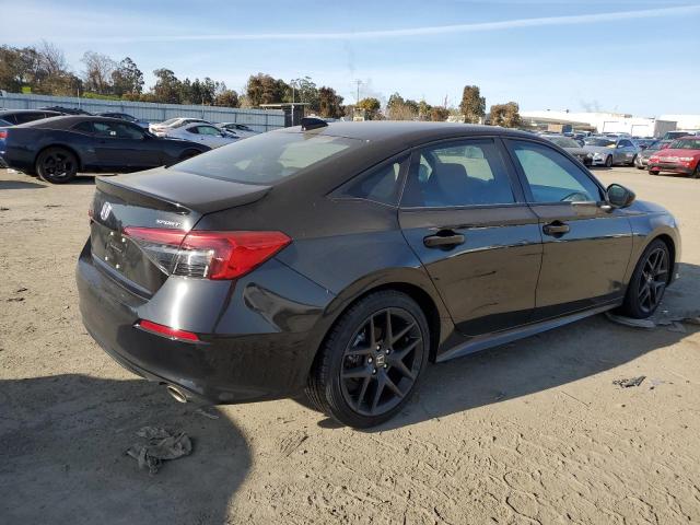 2HGFE2F54NH559811 - 2022 HONDA CIVIC SPORT BLACK photo 3
