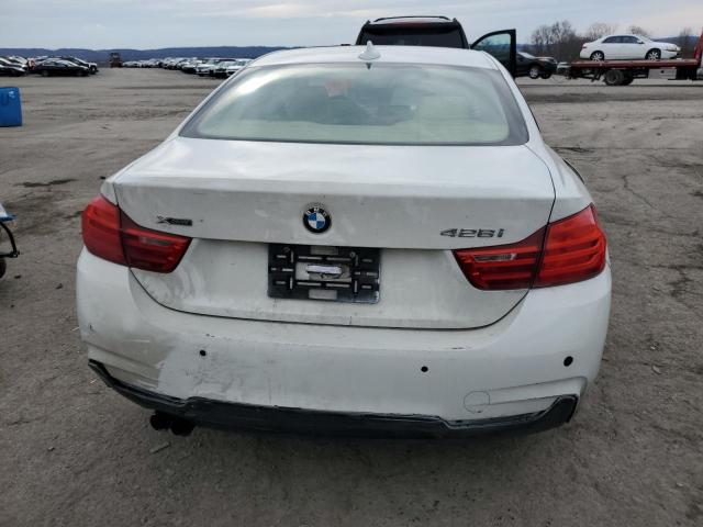 WBA3N5C50EF716126 - 2014 BMW 428 XI WHITE photo 6