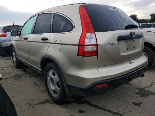 5J6RE38388L009350 - 2008 HONDA CR-V LX BEIGE photo 2