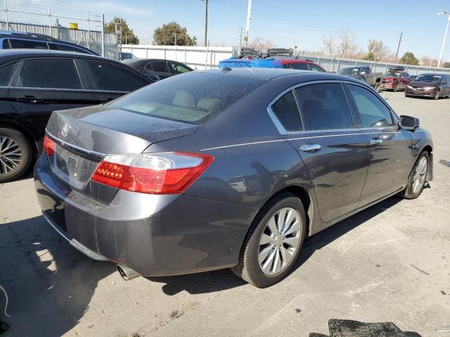 1HGCR2F8XDA047579 - 2013 HONDA ACCORD EXL GRAY photo 3