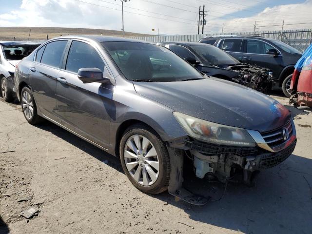 1HGCR2F8XDA047579 - 2013 HONDA ACCORD EXL GRAY photo 4