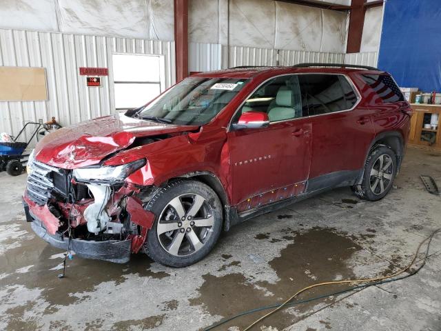 1GNEVHKW6NJ166247 - 2022 CHEVROLET TRAVERSE LT RED photo 1