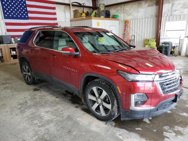 1GNEVHKW6NJ166247 - 2022 CHEVROLET TRAVERSE LT RED photo 4