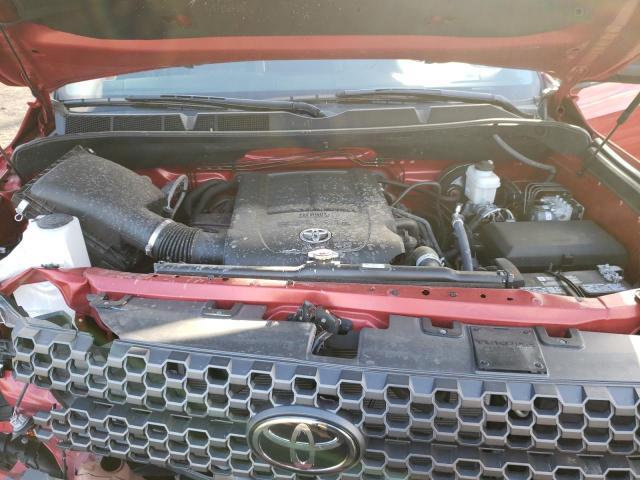 5TFDY5F16LX906222 - 2020 TOYOTA TUNDRA CREWMAX SR5 RED photo 11