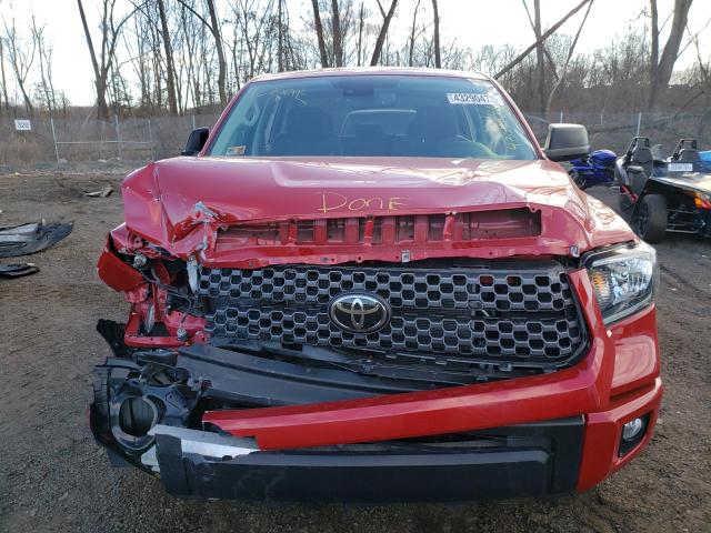 5TFDY5F16LX906222 - 2020 TOYOTA TUNDRA CREWMAX SR5 RED photo 5