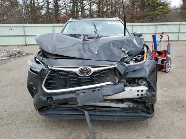 5TDGZRBHXMS559201 - 2021 TOYOTA HIGHLANDER XLE BLACK photo 5