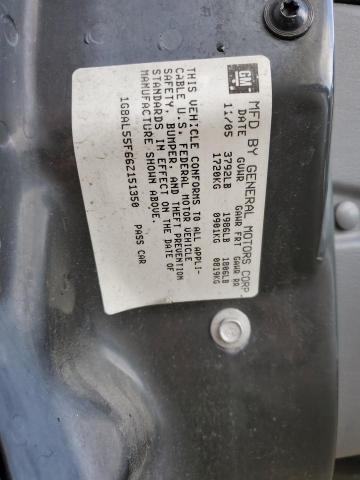 1G8AL55F66Z151350 - 2006 SATURN ION LEVEL 3 GRAY photo 12