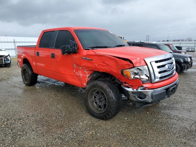 1FTFW1EF4CKD07076 - 2012 FORD F150 SUPERCREW RED photo 4