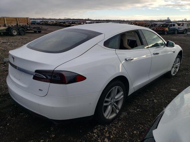 5YJSA1S15EFP57356 - 2014 TESLA MODEL S თეთრი ფოტო 3