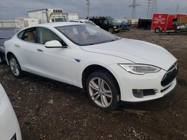 5YJSA1S15EFP57356 - 2014 TESLA MODEL S თეთრი ფოტო 4