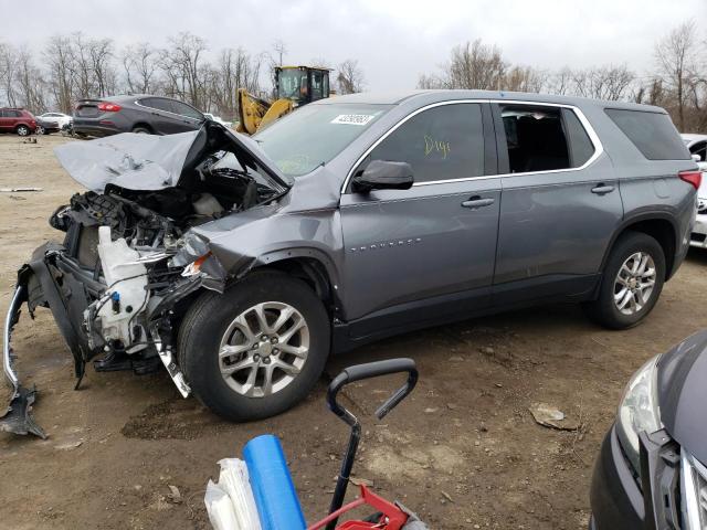 1GNERFKW9LJ236541 - 2020 CHEVROLET TRAVERSE LS GRAY photo 1