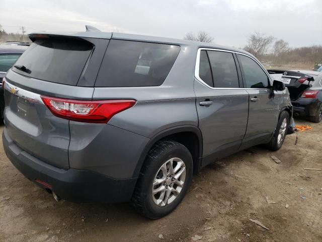 1GNERFKW9LJ236541 - 2020 CHEVROLET TRAVERSE LS GRAY photo 3