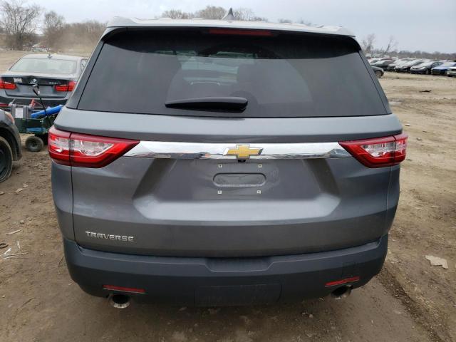 1GNERFKW9LJ236541 - 2020 CHEVROLET TRAVERSE LS GRAY photo 6