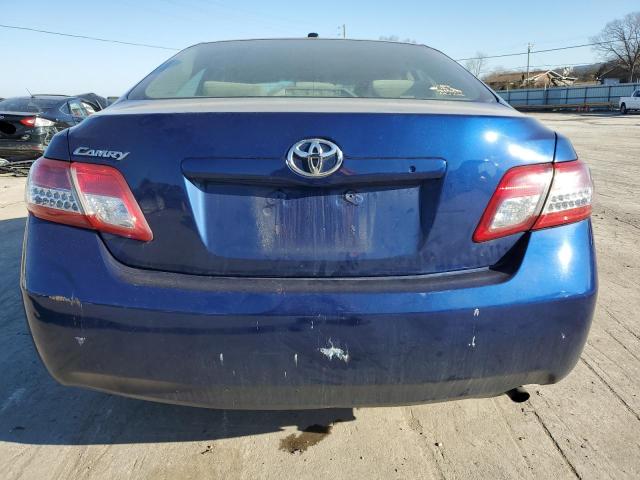 4T4BF3EK5BR118867 - 2011 TOYOTA CAMRY BASE BLUE photo 6