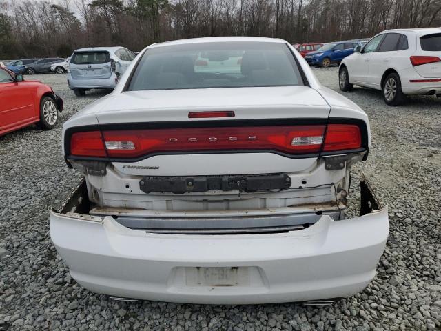 2C3CDXBG6DH610916 - 2013 DODGE CHARGER SE WHITE photo 6