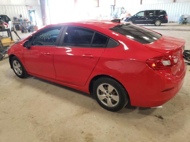 1G1BC5SM1H7155973 - 2017 CHEVROLET CRUZE LS RED photo 2