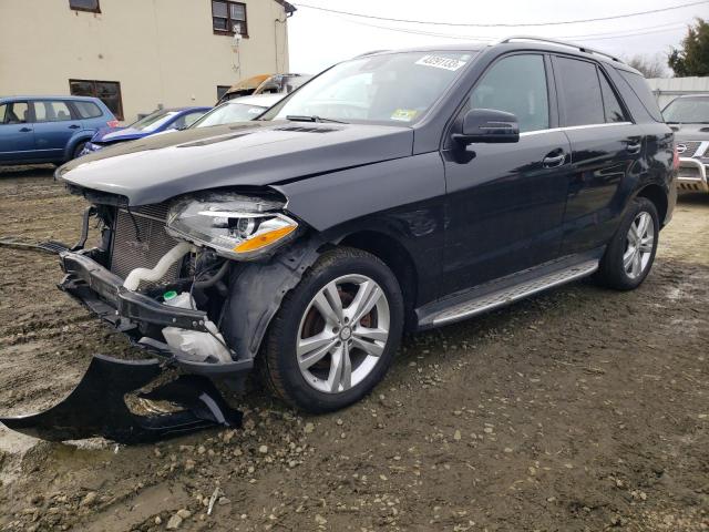 4JGDA5HB9EA355232 - 2014 MERCEDES-BENZ ML 350 4MATIC BLACK photo 1