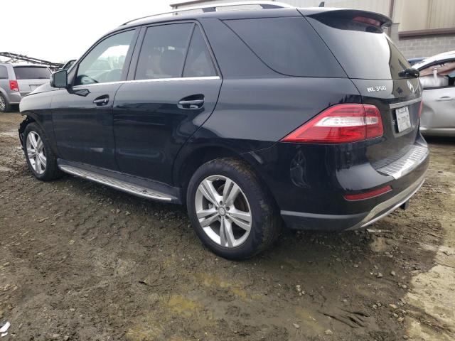 4JGDA5HB9EA355232 - 2014 MERCEDES-BENZ ML 350 4MATIC BLACK photo 2