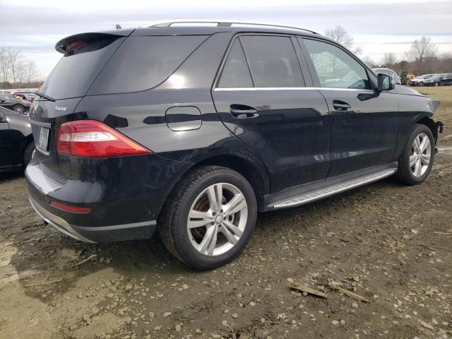 4JGDA5HB9EA355232 - 2014 MERCEDES-BENZ ML 350 4MATIC BLACK photo 3