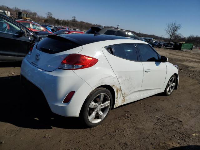 KMHTC6AD1EU217450 - 2014 HYUNDAI VELOSTER WHITE photo 3