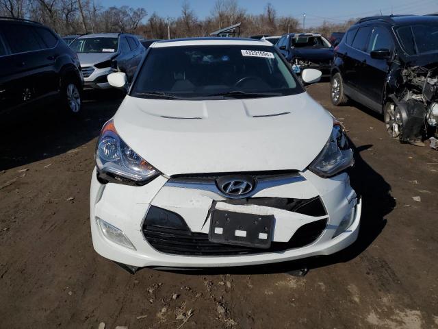 KMHTC6AD1EU217450 - 2014 HYUNDAI VELOSTER WHITE photo 5