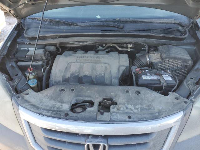 5FNRL3H51AB503443 - 2010 HONDA ODYSSEY EX GRAY photo 12