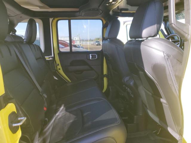 1C4JJXP64NW229242 - 2022 JEEP WRANGLER U SAHARA 4XE YELLOW photo 11