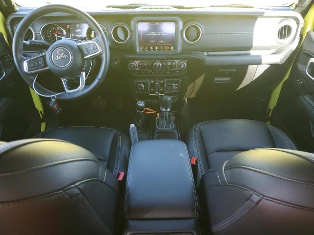 1C4JJXP64NW229242 - 2022 JEEP WRANGLER U SAHARA 4XE YELLOW photo 8