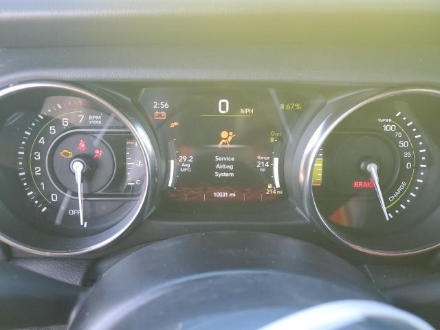 1C4JJXP64NW229242 - 2022 JEEP WRANGLER U SAHARA 4XE YELLOW photo 9