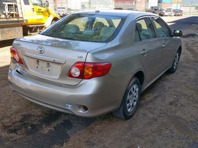 1NXBU40E89Z120663 - 2009 TOYOTA COROLLA BASE  照片 4