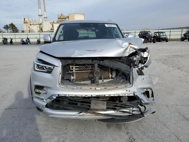 JN8AZ2NEXK9227516 - 2019 INFINITI QX80 LUXE SILVER photo 5