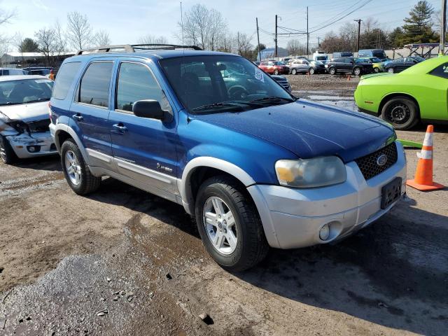 1FMCU49H17KA83398 - 2007 FORD ESCAPE HEV BLUE photo 4