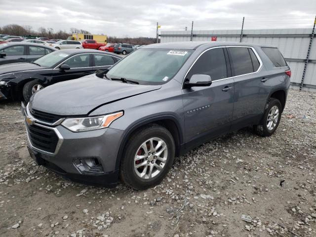 1GNERFKW9LJ202535 - 2020 CHEVROLET TRAVERSE LS GRAY photo 1